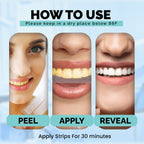 Ollie Transformation Kit Whitening Strips with Hydroxyapatite, 28 Count