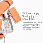 Buy now Clinique Happy Eau de Parfum Spray | Notes of Grapefruit, Bergamot, Hawaiian Wedding Flower + Spring Mimosa | Perfumes for Women at indiglob india