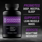 Nugenix PM ZMA - Nighttime Free Testosterone Booster for Men, 120ct