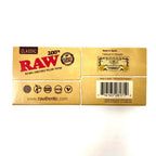 RAW Classic 200 King Size Slim uncreased Rolling Paper, Brown, 200 Count (Pack of 3)
