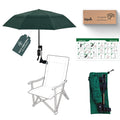 Chair Umbrella with Universal Clamp (Dark Green)