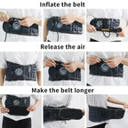 Buy now Decompression Belt - Inflatable Spinal Traction Brace for Lumbar Support and Lower Back Pain, Back Reliever for Men and Women, Navy Blue (29-49 Inch Waist) at indiglob india