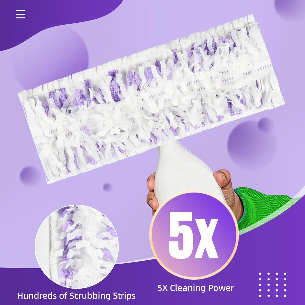 24 Pack Disposable Mop Pads for Power Mop™ Multi-Surface Mop