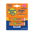 Sport Ultra Twin Pack SPF Lip Balm Pack, Banana Boat Lip Balm SPF 50, Oxybenzone Free Sunscreen, Lip Sunblock, Travel Size Sunscreen for Lips, 2 Pack | 12 hour moisturization with sun protection, vitamin E and aloe, Water resistant