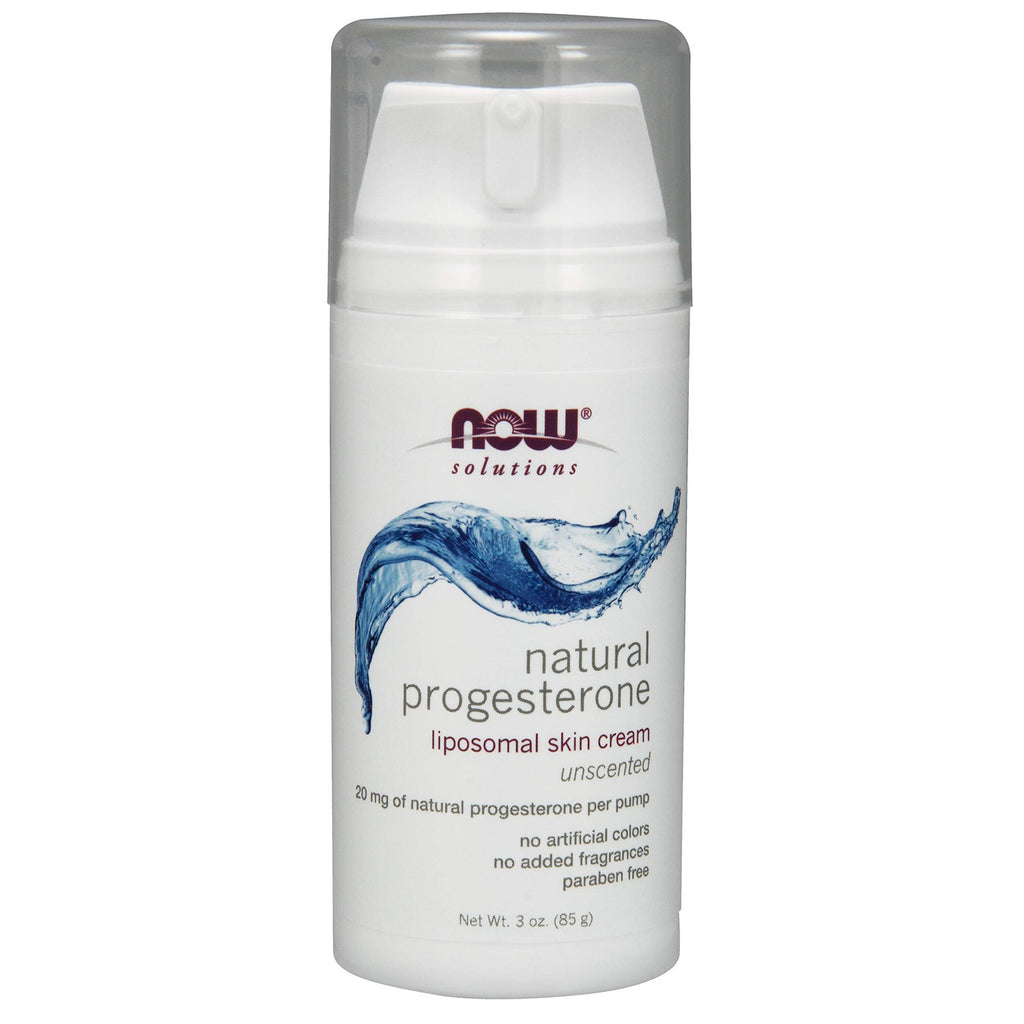 Buy now Now Foods Progesterone Cream Unscented 20 mg - 3 oz at indiglob india