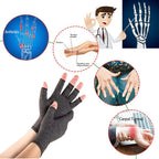Buy now Arthritis Gloves Women Men,Strengthen Compression Gloves to Alleviate Carpal Tunnel,Rheumatoid,Tendonitis,Arthritis Pain Relief Gloves,Fingerless Gloves for Computer Typing and Daily Work - Small at indiglob india