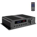 Buy now Pyle Wireless Bluetooth Home Audio Amplifier - 100W 5 Channel Home Theater Power Stereo Receiver, Surround Sound w/ HDMI, AUX, FM Antenna, Subwoofer Speaker Input, 12V Adapter, Black - PFA540BT at indiglob india