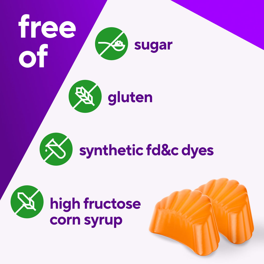 Vitafusion Power C Vitamin Gummies | Sugar Free | 250 mg | 90 Count | Adult Gummy Vitamins for Women & Men | Orange Flavor | Gluten-Free Supplement