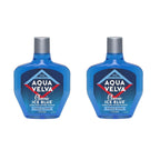 Aqua Velva After Shave, Classic Ice Blue, Soothes, Cools, and Refreshes Skin, 7 Ounce - Pack of 2