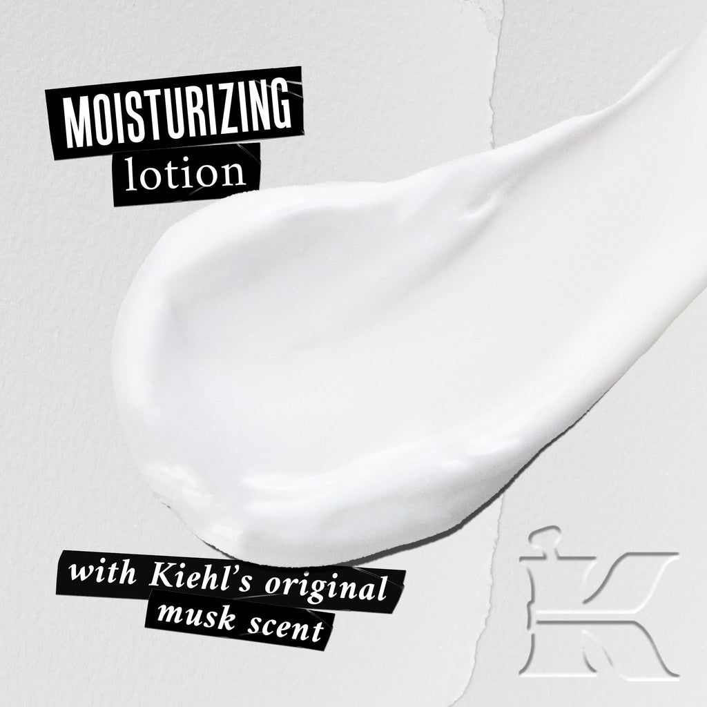 Buy now Kiehl's Original Musk Scented Body Lotion, Lightweight Moisturizer for Body, Leaves Skin Silky Smooth, Absorbs Quickly, with Apricot & Sesame Seed Oil to Soften Skin, Unisex Scent - 8.4 fl oz at indiglob india