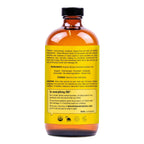 Seven Minerals USDA Organic Castor Oil - Big 16 oz Glass Bottle with Pump - 100% Pure Cold Pressed Unrefined Hexane Free - for Hair Growth, Eyelashes, Eyebrows, Skin, Cuticles & Caster Oil Packs