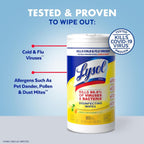 Buy now Lysol Disinfecting Wipes Bundle, Home Apartment Dorm Room Essentials and Cleaning Supplies, All Purpose Cleaner, Multi-surface Cleaning Wipes, Lemon and Lime Sanitizing Wipes Bundle, 80 Count at indiglob india