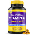 InnovixLabs Full Spectrum Vitamin K2 MK7 + MK4, 600 mcg (90 Softgels) | Vitamin K2 Supplement, Supports Heart & Bone Health, Trans Form MK-7 & MK-4, Adv. Calcium Support, Gluten Free, 90-Day Supply