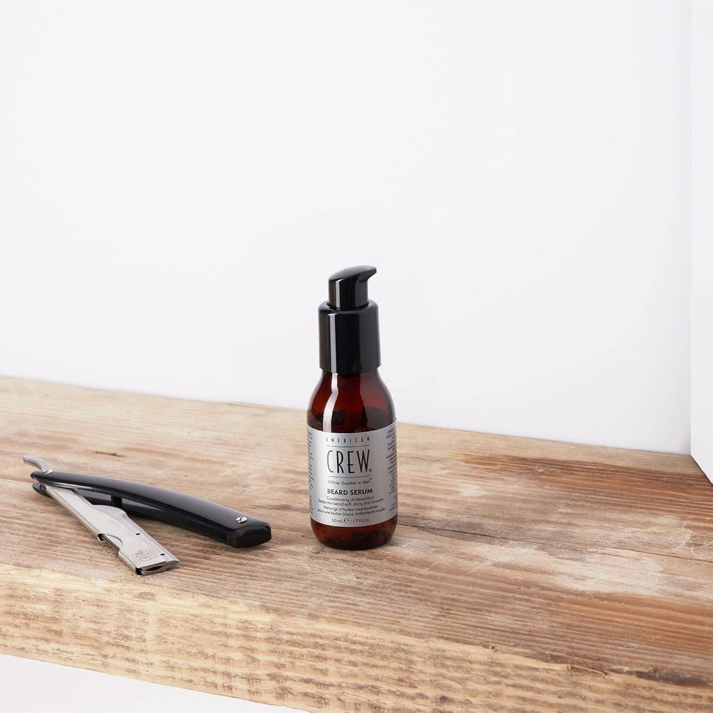 Buy now American Crew Beard Conditioner Serum, Conditioning Oil Blend for a Soft, Shiny & Smooth Beard, 1.7 Fl Oz at indiglob india