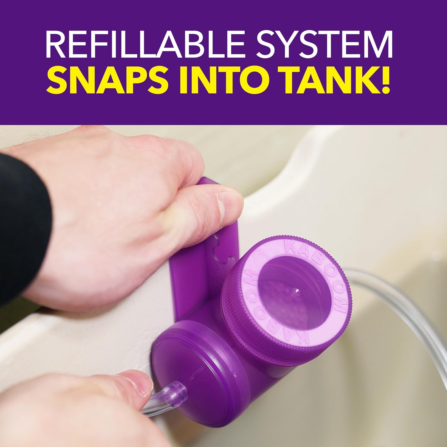 Buy now Kaboom Scrub Free! Toilet Bowl Cleaner System with 2 Refills at indiglob india