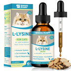 L Lysine for Cats Lysine, Cat Sneezing Cold Allergy Relief Immune 60ML