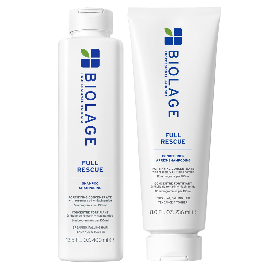 Biolage Full Rescue Shampoo – For Fine & Thinning Hair | With rosemary oil & niacinamide, vegan, cruelty-free, fortifies, strengthens, for fuller-looking hair