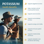 Vykee Nutrition Potassium Citrate Capsules Helps Electrolyte Balance 500 mg | Supplements for Electrolyte Balance, Muscle & Heart Health - Vegan, Non-GMO, Gluten Free - 500 mg, 120 Count