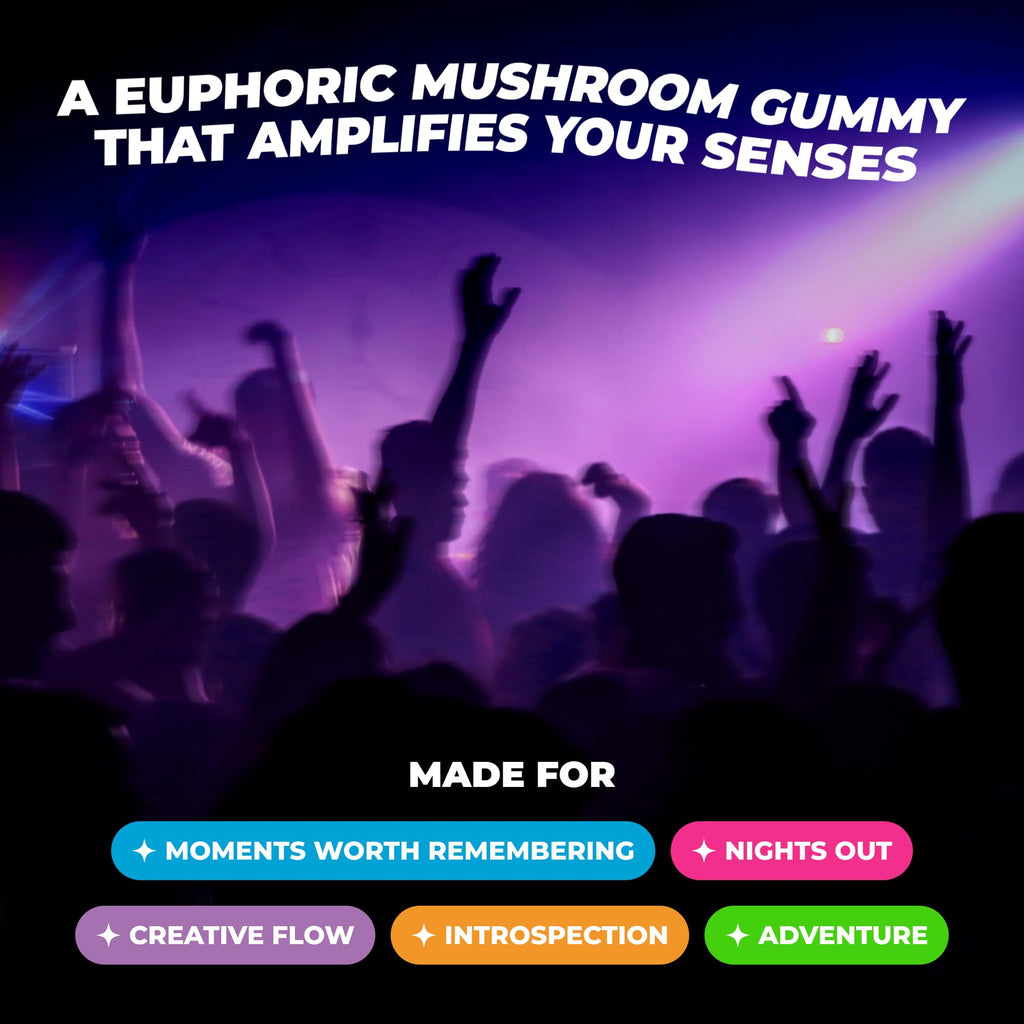 Shrumfuzed Mushroom Gummies, Sour Apple (10 Count)