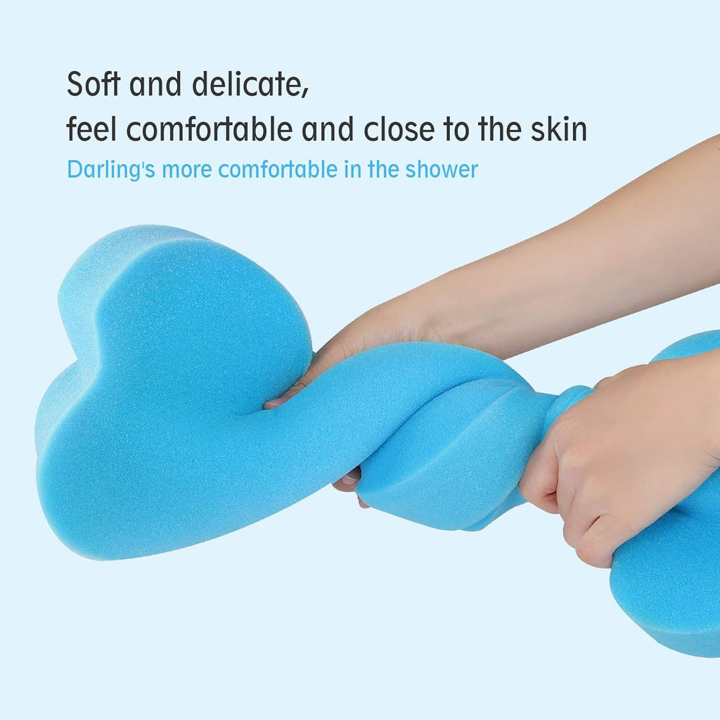 Buy now Baby Bath Cushion Infant Sponge Mat, Toddler & Newborn Bath Pad - Blue at indiglob india