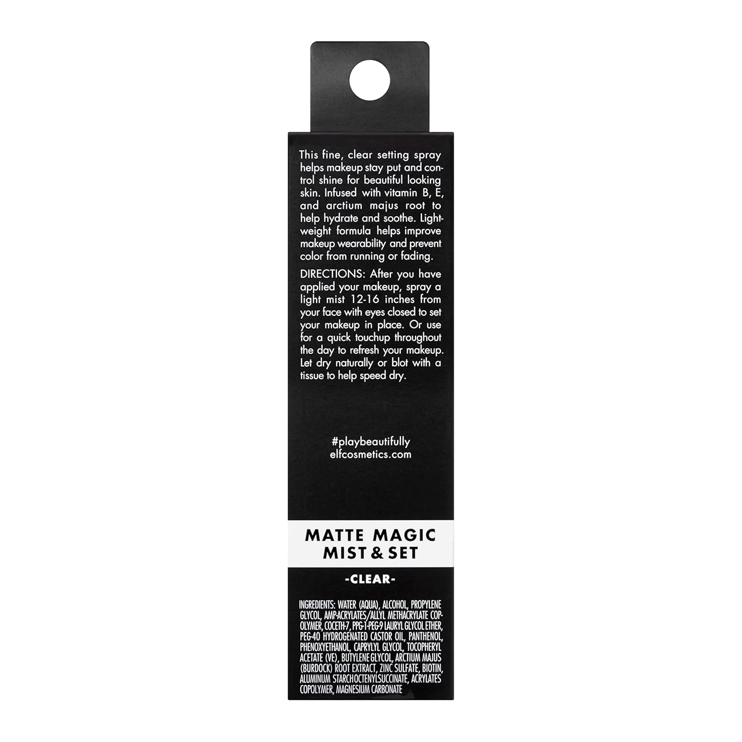 Buy now e.l.f., Matte Magic Mist & Set - Small, Lightweight, Long Lasting, Mattifying, Revitalizes, Controls Shine, Refreshes, Hydrates, All-Day Wear, 2.0 Fl Oz at indiglob india