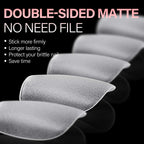 AILLSA Short Almond Nail Tips, 450PCS, double-sided matte finish for firm adhesion, protecting your nails while saving time.