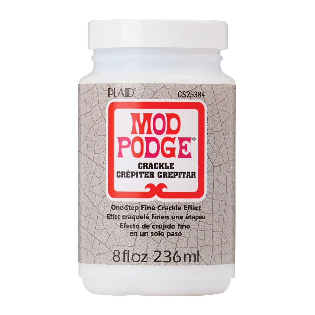 Buy now Mod Podge One-Step Crackle Medium, 8 fl oz Premium Acrylic Craft Sealer, Perfect for Easy to Apply DIY Arts and Crafts, CS25384 at indiglob india