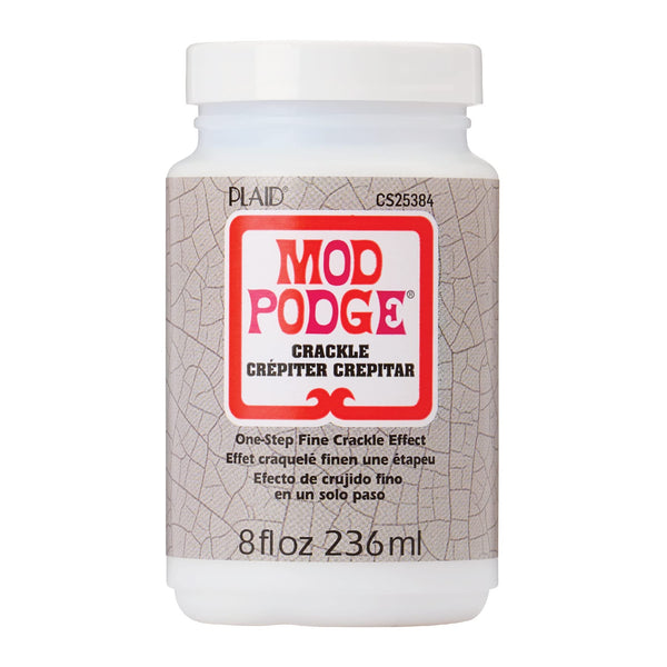 Mod Podge One-Step Crackle Medium, 8 fl oz Premium Acrylic Craft Sealer, Perfect for Easy to Apply DIY Arts and Crafts, CS25384
