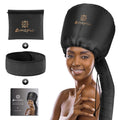 Buy now Bonnet Hood Hair Dryer Attachment - Soft, Adjustable Extra Large Bonnet Hair Dryer for Speeds Up Drying Time at Home, Easy to Use for Styling, Curling and Deep Conditioning (Black) Black at indiglob india