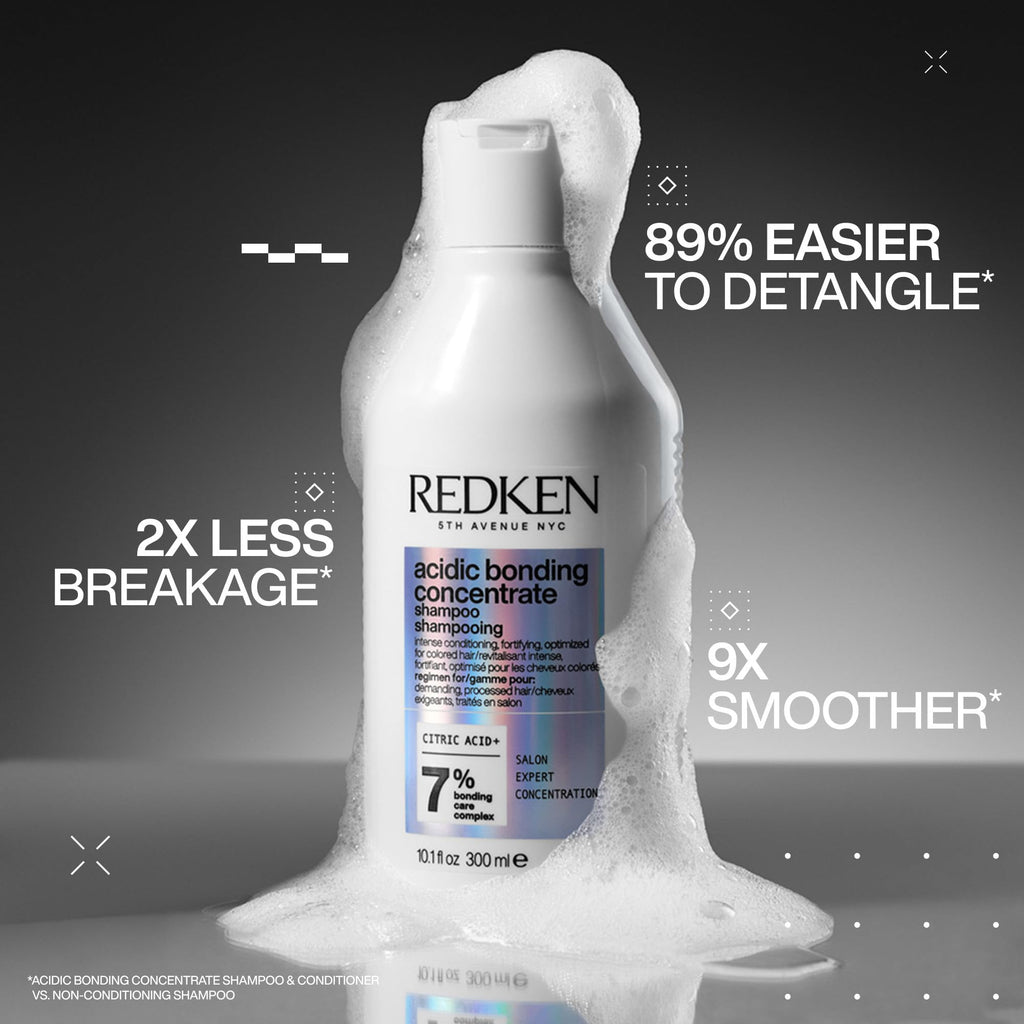 Redken Acidic Bonding Concentrate Shampoo – For Damaged Hair Repair