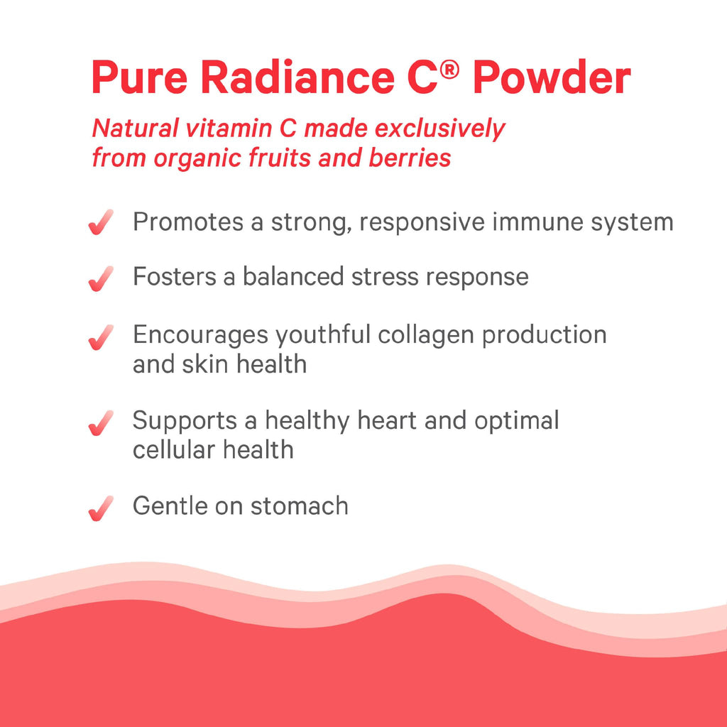 Pure Synergy Pure Radiance C Organic Vitamin C Capsules (90 Capsules) | 100% Natural, Whole Food, Non-GMO Supplement with Organic Camu Camu, For Immune & Collagen Support