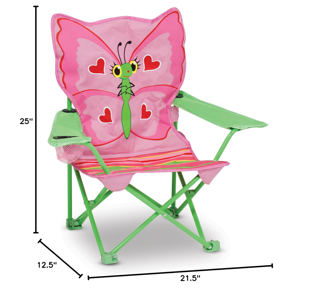 Buy now Melissa & Doug Bella Butterfly Child's Outdoor Chair (Frustration-Free Packaging) at indiglob india