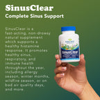 RidgeCrest Herbals SinusClear Mullein Sinus, Nasal and Immune Support 60 Ct