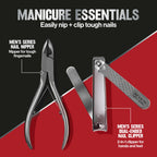 Buy now Revlon Dual-Ended Nail Clipper for Men, Straight and Curved Edges, for Fingernail and Toenail Trimming, Stainless Steel, 1 Count at indiglob india