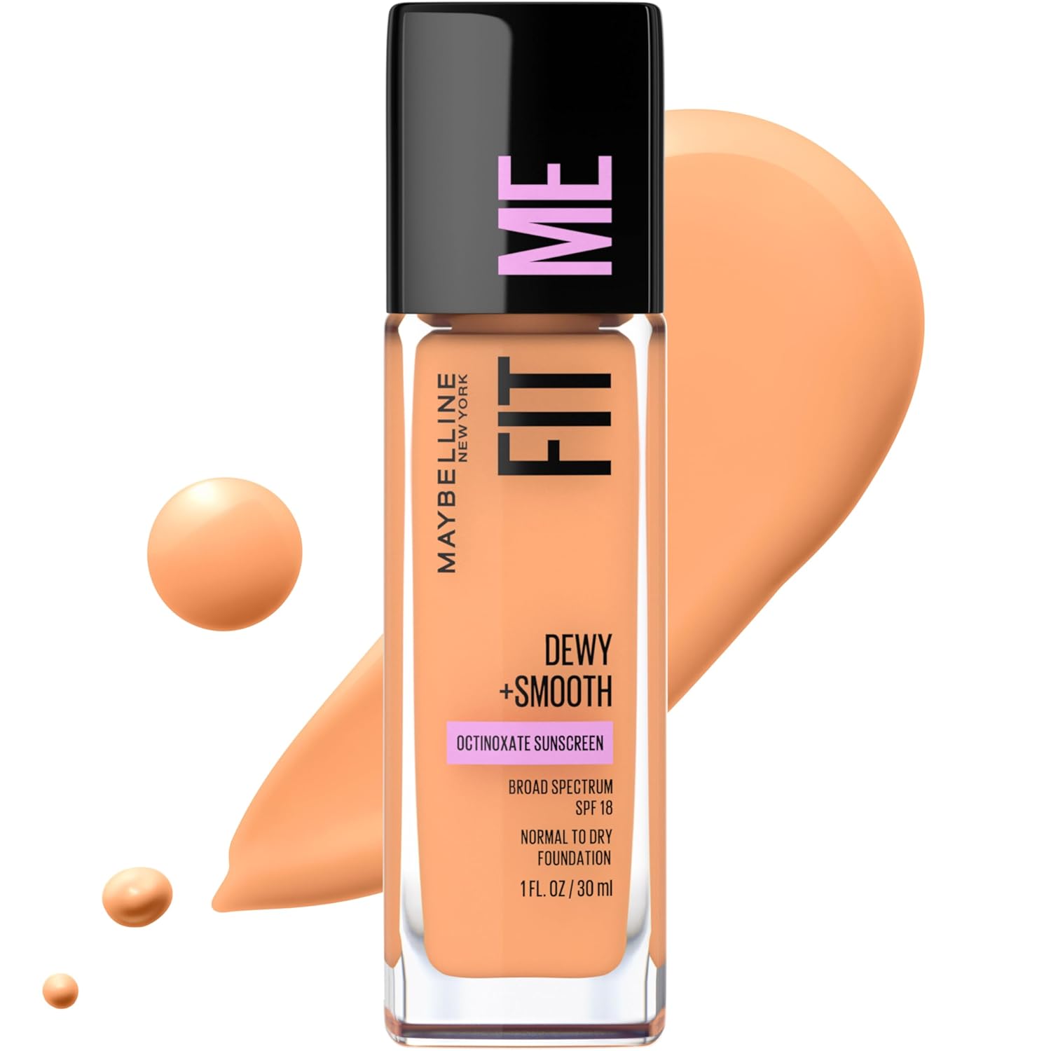 Buy now Maybelline Fit Me Dewy + Smooth Liquid Foundation Makeup, Fair Porcelain, 1 Count (Packaging May Vary) 315 SOFT HONEY 1 Fl Oz (Pack of 1) at indiglob india