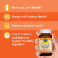 Garden of Life Vitamin D3 5000 IU, Raw Whole Food Supplements with Chlorella, Fruit, Veggies & Probiotics for Bone & Immune Health, 60 Vegetarian Capsules (Pack of 6)