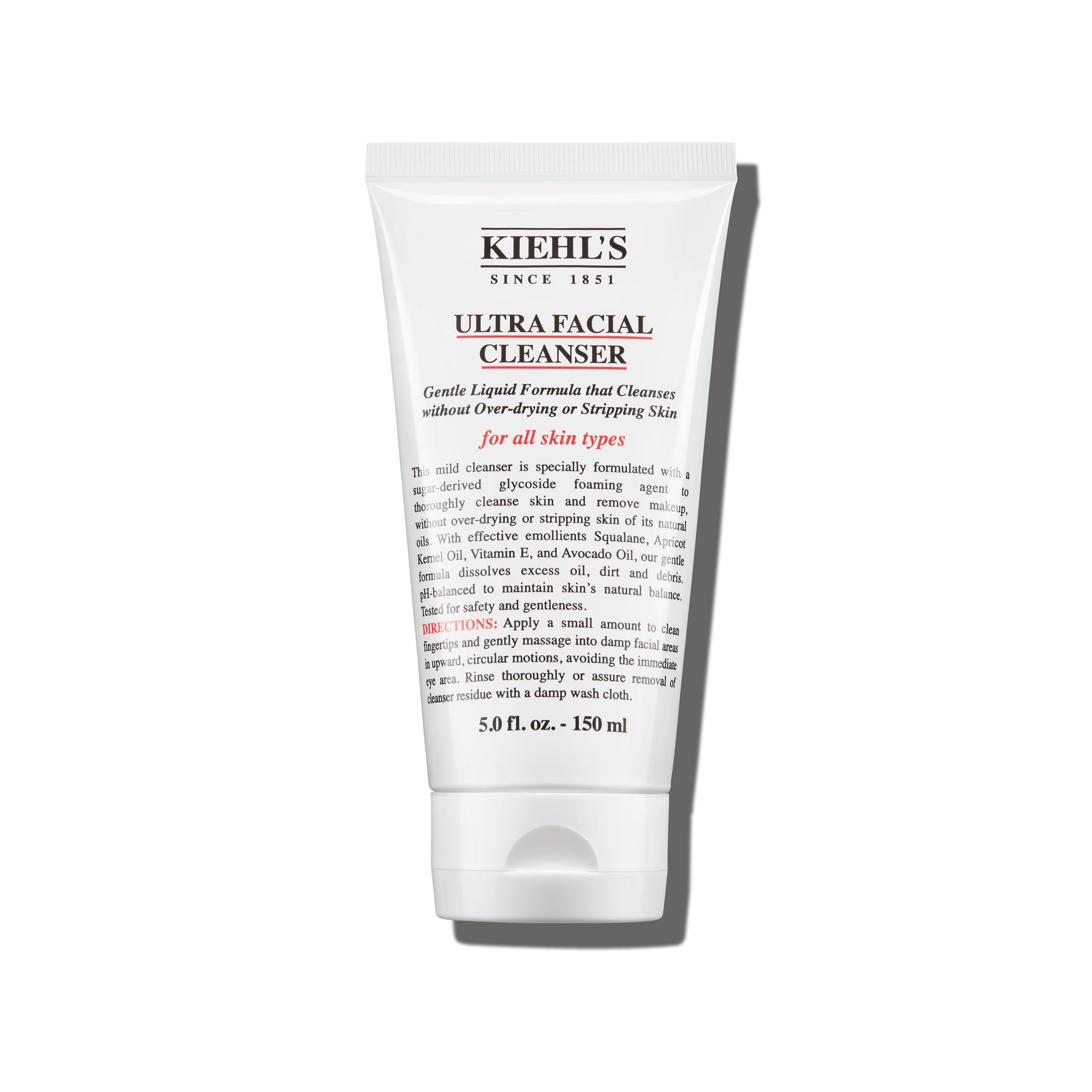 Buy now Kiehl's Ultra Facial Cleanser, Lightweight Foamy Facial Cleanser, Enriched Formula that Replenishes Skin Barrier, Gently Exfoliates and Moisturizes, Suitable for All Skin Types, Paraben Free at indiglob india