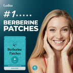 Berberine Patches | with L-Glutamine,Garcinia Cambogia & Resveratrol | For Women & Men, 30 Days Supply