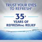 REFRESH OPTIVE Advanced Lubricant Eye Drops Artificial Tears, 2x0.33 Fl oz (20 mL), 2 Count