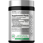 Horbäach Black Elderberry | 180 Capsules | Sambucus Extract Supplement | Non-GMO & Gluten Free