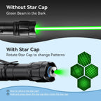 [Professional] Rechargeable Green Laser Pointer High Power Green Beam Light Long Distance Range for TV/LED/LCD Screens Tactical Flashlights Presentation Office/Outdoors/Astronomic/Construction [003]