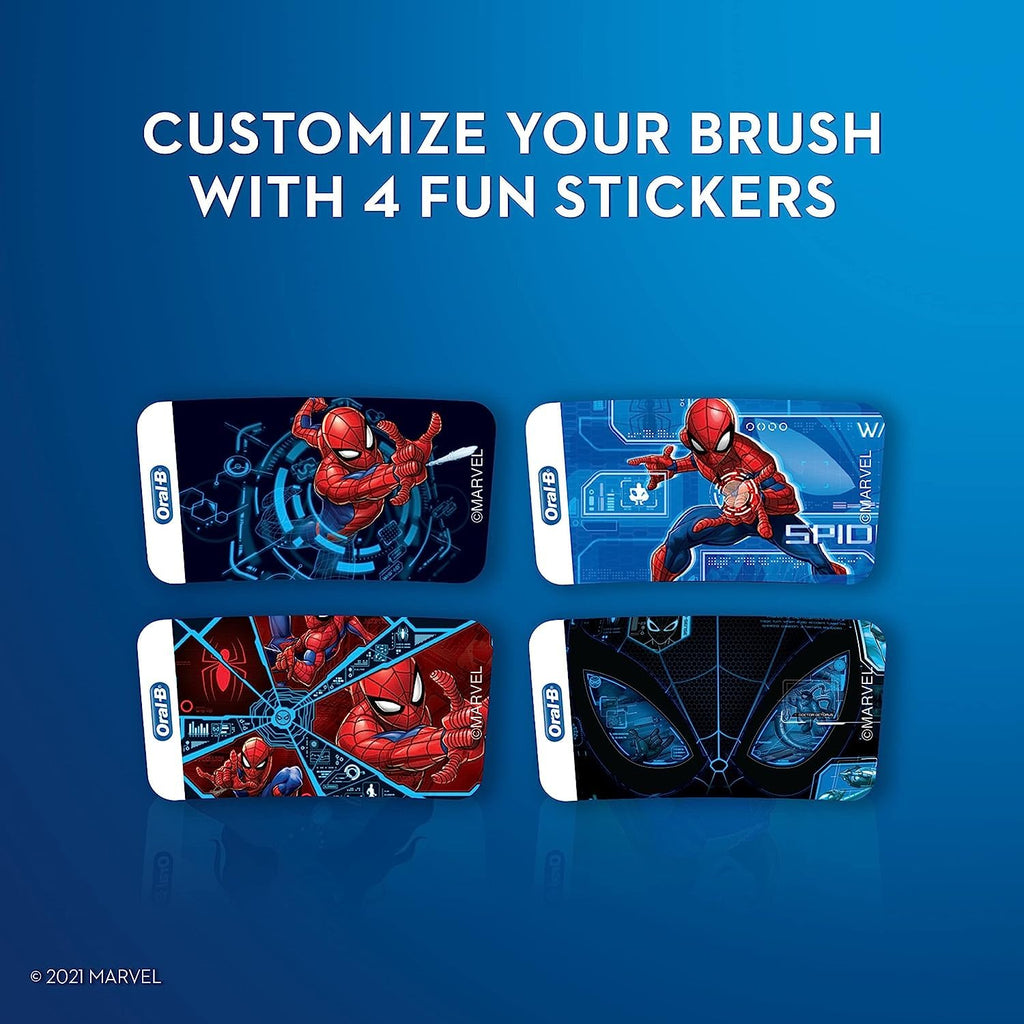 Buy now Oral-B Kids Electric Toothbrush Featuring Marvel's Spiderman, for Kids 3+ at indiglob india
