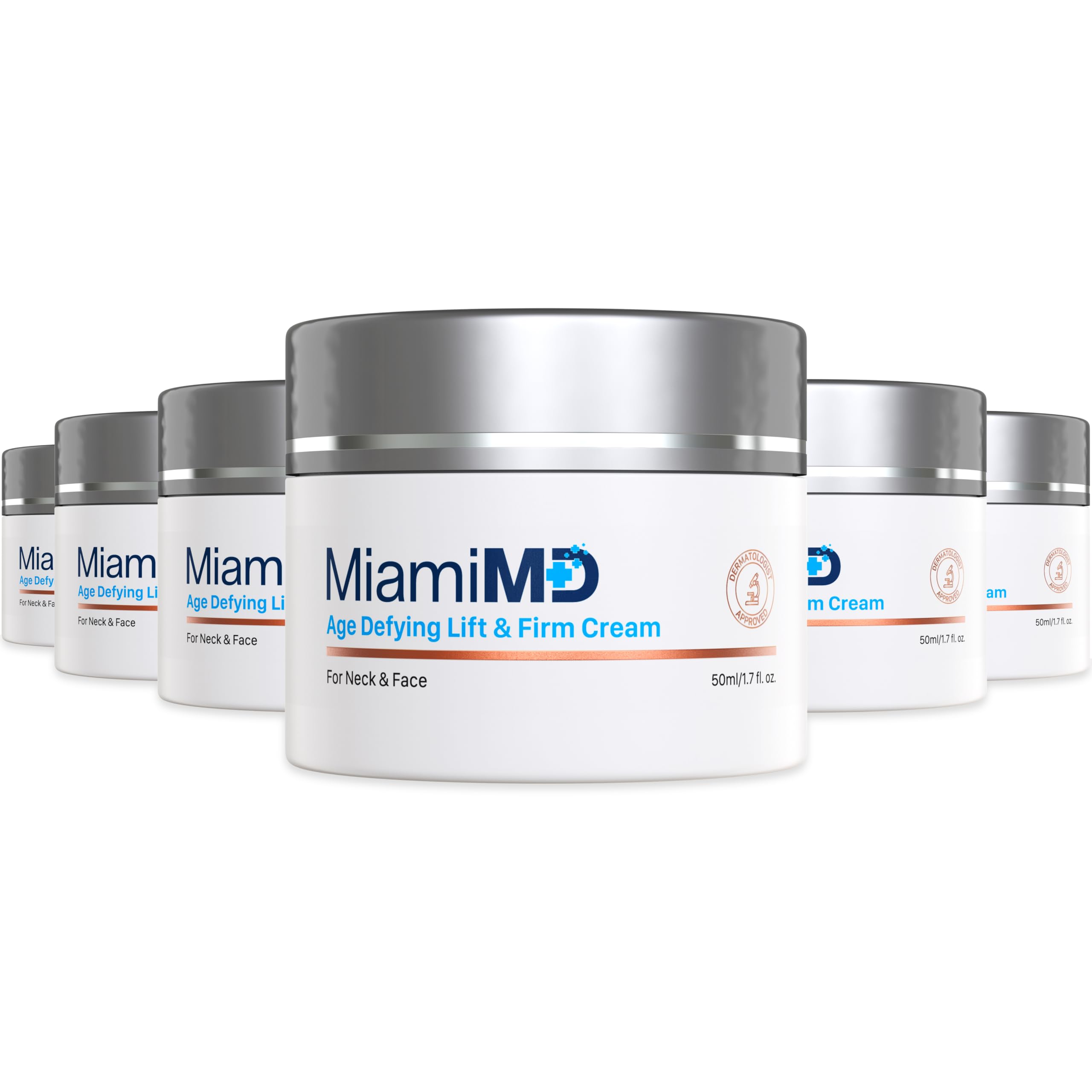 MiamiMD Age-Defying Lifting & Firming Face Cream for Women - Lift & Firm for Anti Aging, Wrinkle Reducer & Hydrating Moisturizer for Smooth, Radiant Skin, Tightening Cream for Face & Neck – 1.7oz