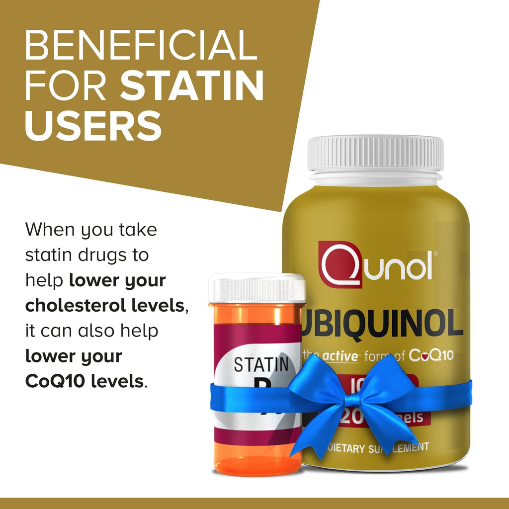 Qunol Ubiquinol 100mg, Powerful Antioxidant for Heart Health, 120 Softgels | #1 Cardiologist Recommended Supplement for Heart Health, Coenzyme Q10 Supplement to support Vascular Health & Cellular Energy