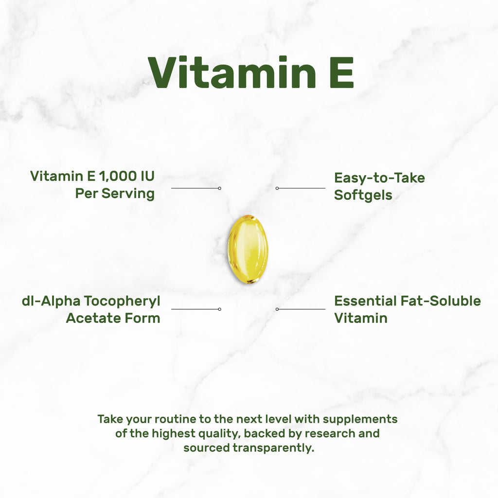 DEAL SUPPLEMENT Vitamin E 1,000 IU Per Serving, 240 Softgels