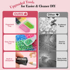 50000Pcs Resin Jelly Rhinestones for Bedazzling kit, 3mm Bedazzler Kits