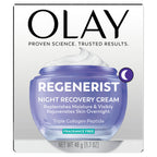 Olay Night Cream for Face, Anti-Aging Face Moisturizer for Women - Fragrance-Free Skin Care, Anti-Wrinkle, Exfoliate, Smooths Texture - Triple Collagen Cream, Niacinamide, Pro-Vitamin B5, 1.7Oz