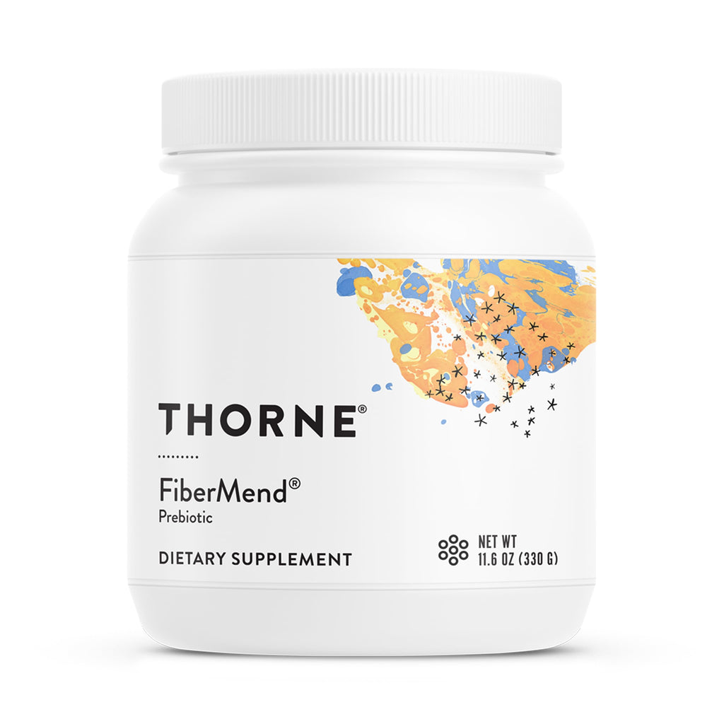 THORNE FiberMend, Prebiotic Fiber Powder with Antioxidants, 30 Servings | Supports Optimal Digestive Function, Regularity & Occasional Constipation Relief*, Flavorless, NSF Contents Certified
