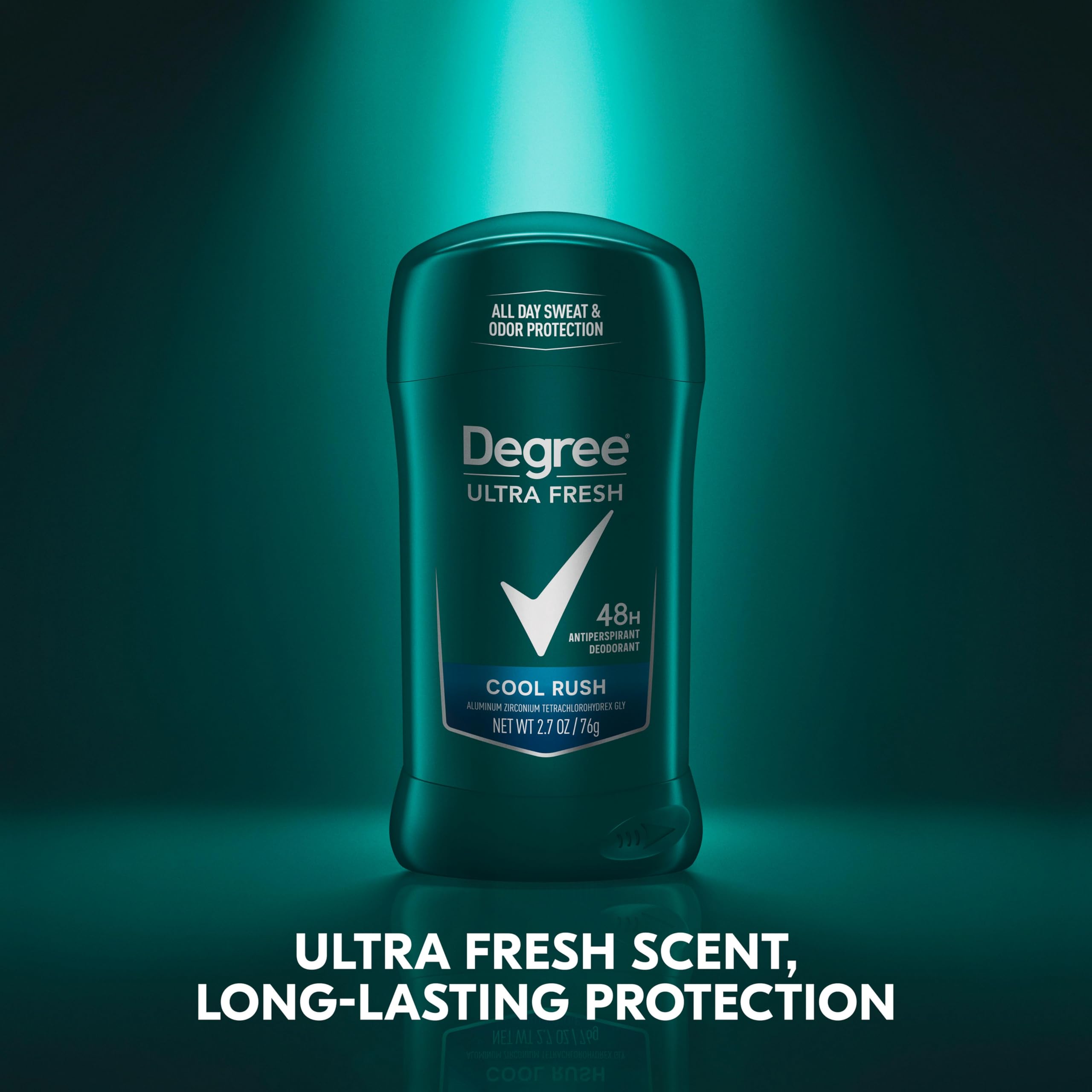 Degree Men Ultra Fresh Antiperspirant Deodorant Stick for Men 4 Pack Cool Rush 2.7 oz