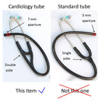 Buy now Tubing Compatible with Littmann (r) Master Cardiology (r) and Cardiology III (r) Stethoscope TUBING - 7mm Binaurals T7 BlackBlack at indiglob india